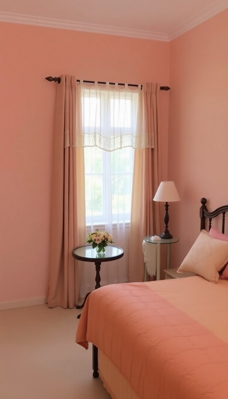 28 Paint Colors for Bedroom Ideas That Will Transform Your Space (You Won't Believe #14!) - 16. Soft Peach