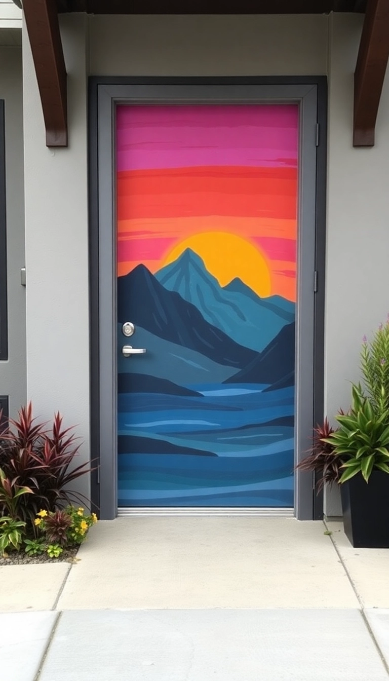 25 Door Decorating Contest Ideas That Will Blow Your Mind (You Won't Believe #12!) - 4. Artistic Touch