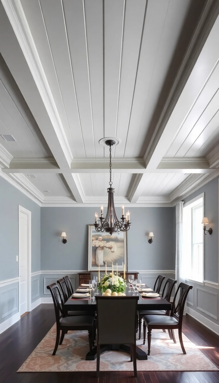 23 Board And Batten Wall Ideas That'll Transform Your Space Instantly! - 20. Statement Ceilings