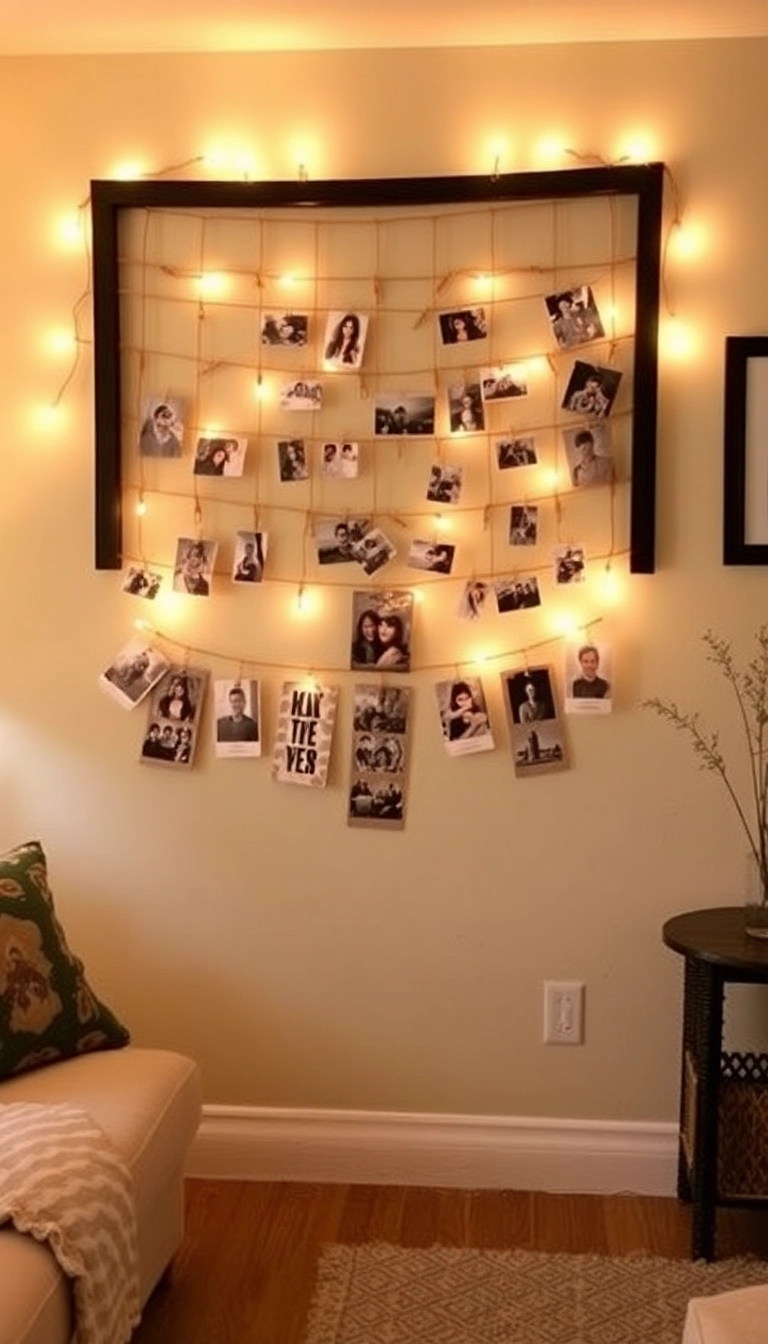 21 Dollar Store Organizing Ideas to Transform Your Home - 17. DIY Photo Display