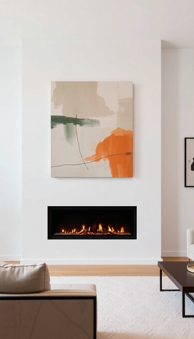 27 Fireplace Ideas for Your Living Room That Will Make You Fall in Love Again! - 2. Sleek Modern Minimalism