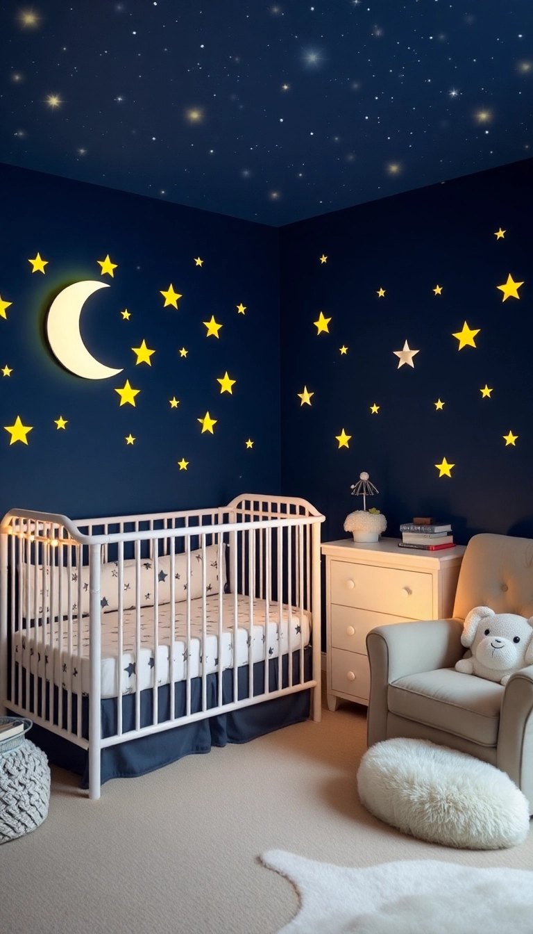 26 Baby Girl Nursery Ideas That'll Make You Say 'Aww!' (You Won't Believe #14!) - 9. Celestial Wonders