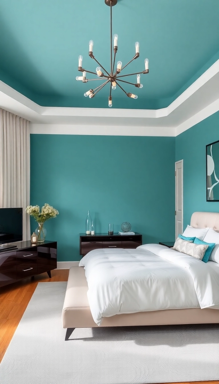 28 Paint Colors for Bedroom Ideas That Will Transform Your Space (You Won't Believe #14!) - 20. Cool Teal