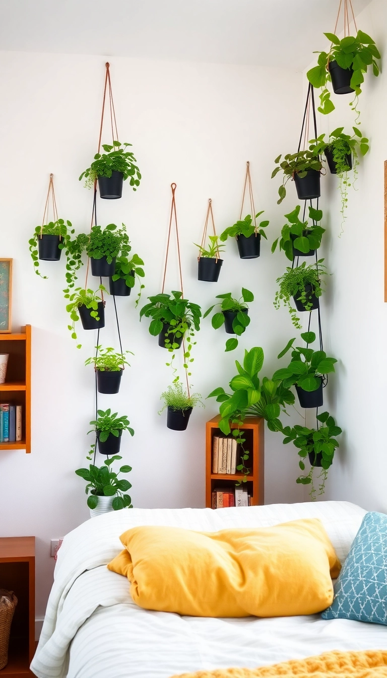 24 Small Bedroom Layout Ideas to Maximize Your Space (You Won't Believe #15!) - 8. Vertical Gardens