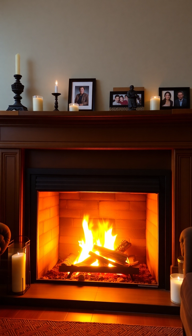 27 Moody Romantic Home Decor Ideas to Set the Perfect Ambiance Tonight! - 18. Cozy Fireplaces