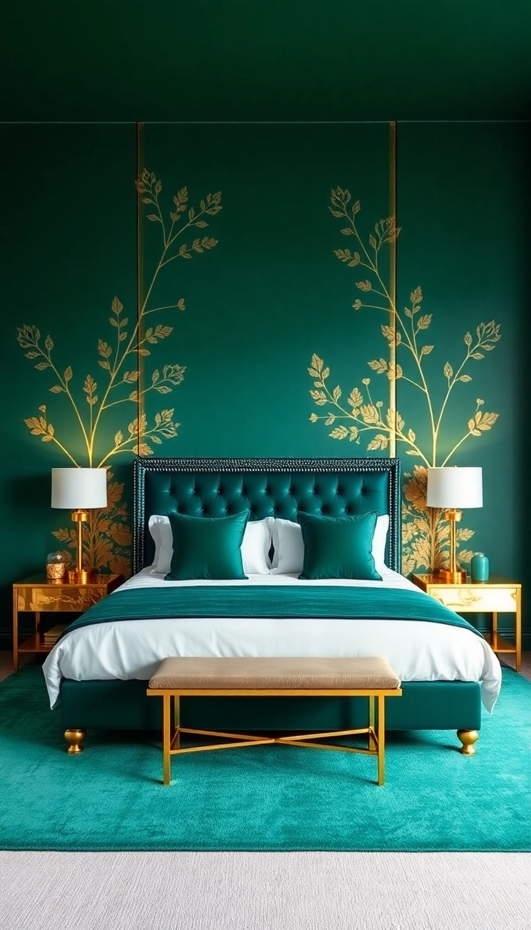 25 Luxury Bedroom Master Ideas That Will Make You Feel Like Royalty! - 5. Elegant Accent Walls