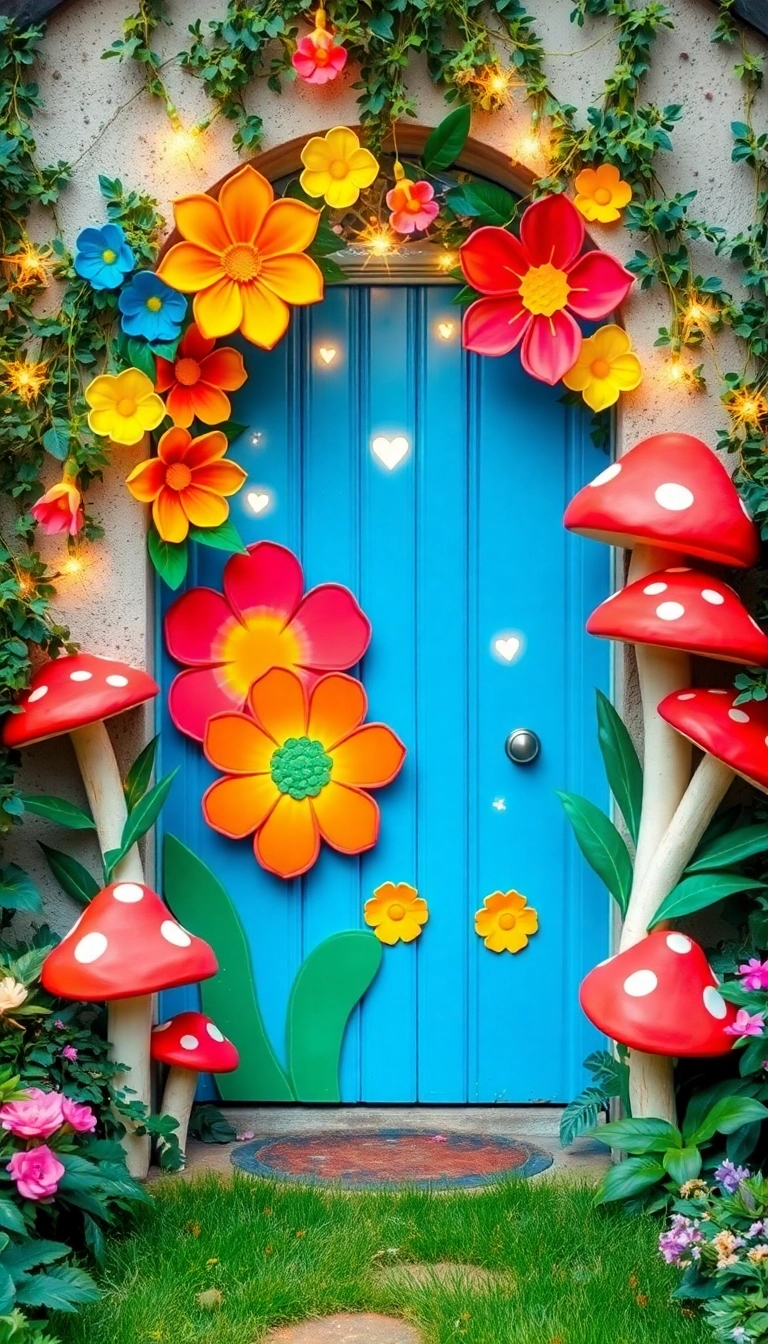 25 Door Decorating Contest Ideas That Will Blow Your Mind (You Won't Believe #12!) - 5. Whimsical Wonderland