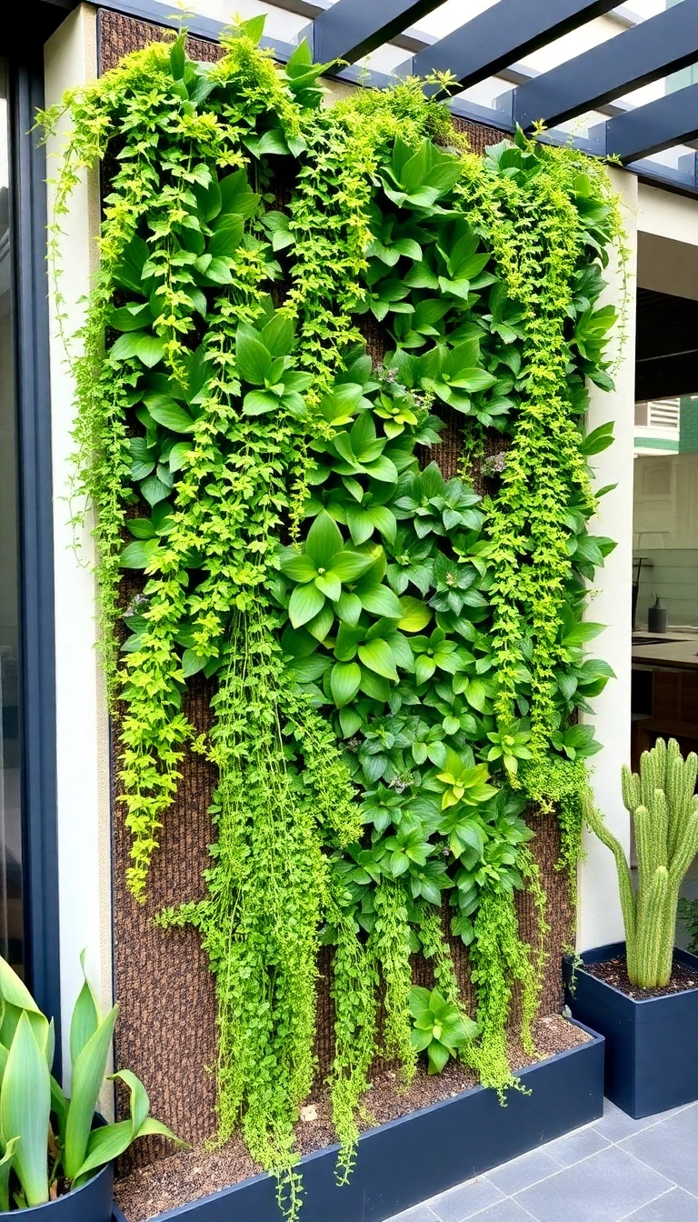 24 Low Maintenance Landscaping Ideas That’ll Transform Your Yard Without Breaking a Sweat! - 14. Vertical Gardens