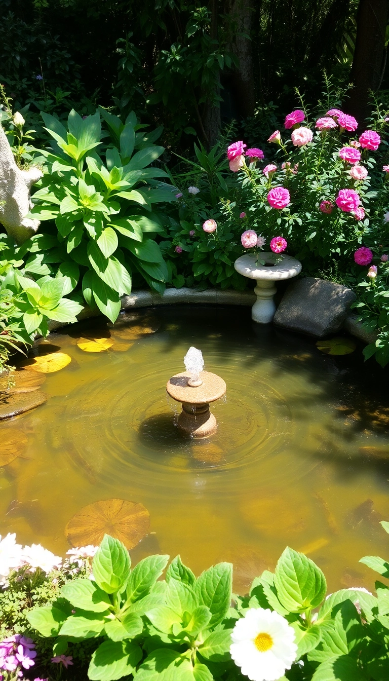 26 Garden Decor Ideas That'll Transform Your Outdoor Space into a Paradise! - 15. Garden Water Feature