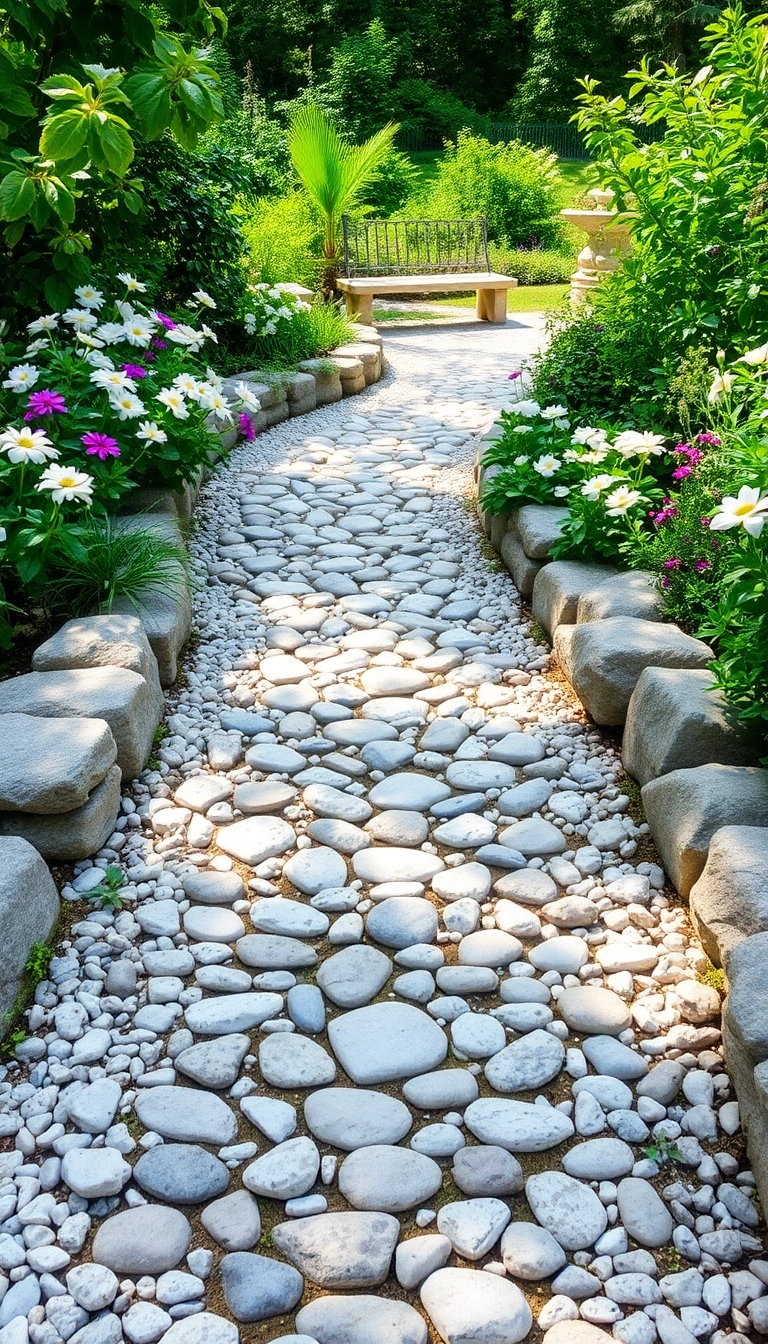 27 Japanese Garden Ideas That'll Turn Your Backyard into a Tranquil Oasis (You Won't Believe #15!) - 10. Pathways of Pebbles and Stones