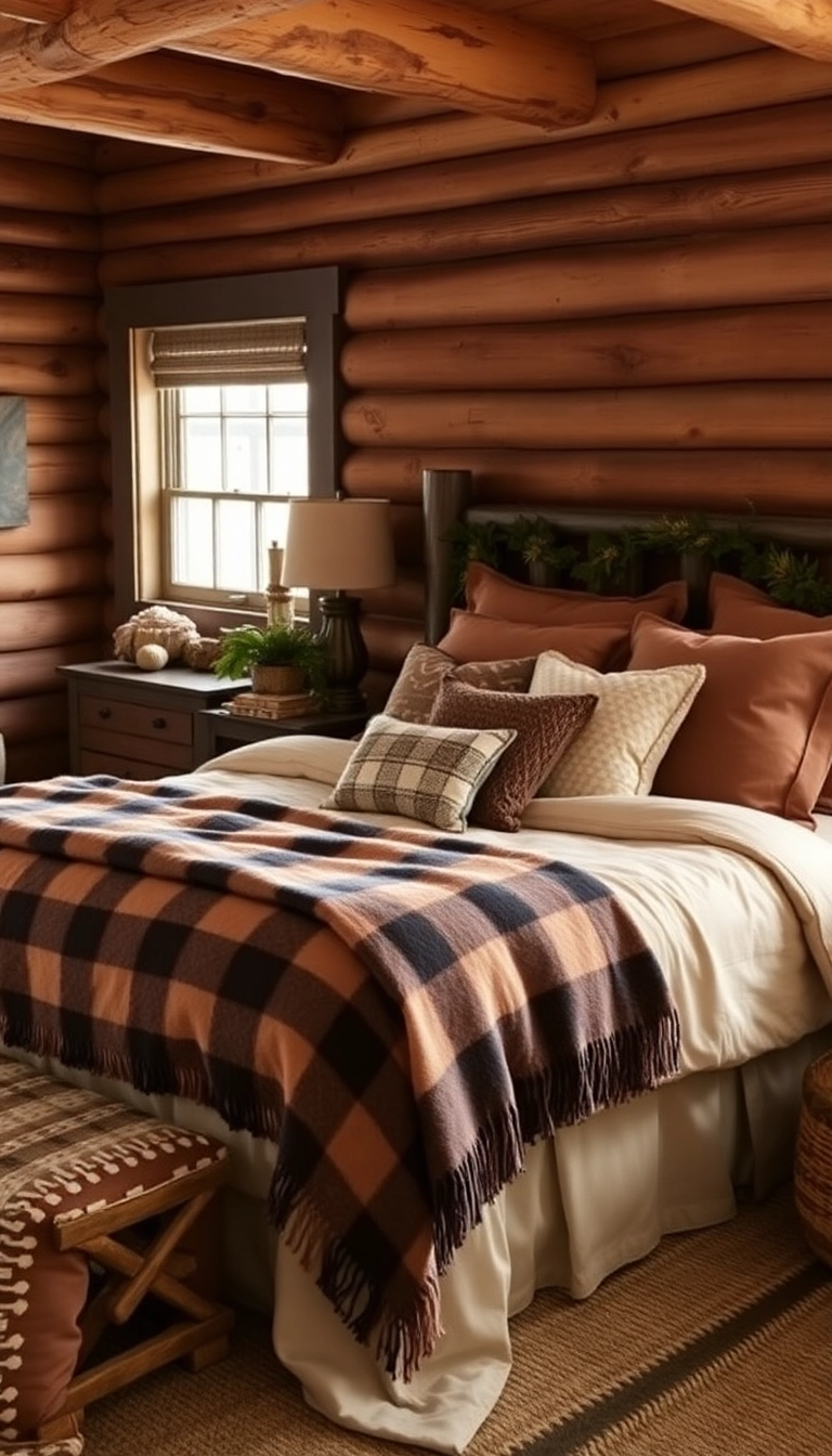 32 Bedding Inspo Ideas That'll Turn Your Bedroom into a Dreamy Oasis! - 9. Rustic Retreat