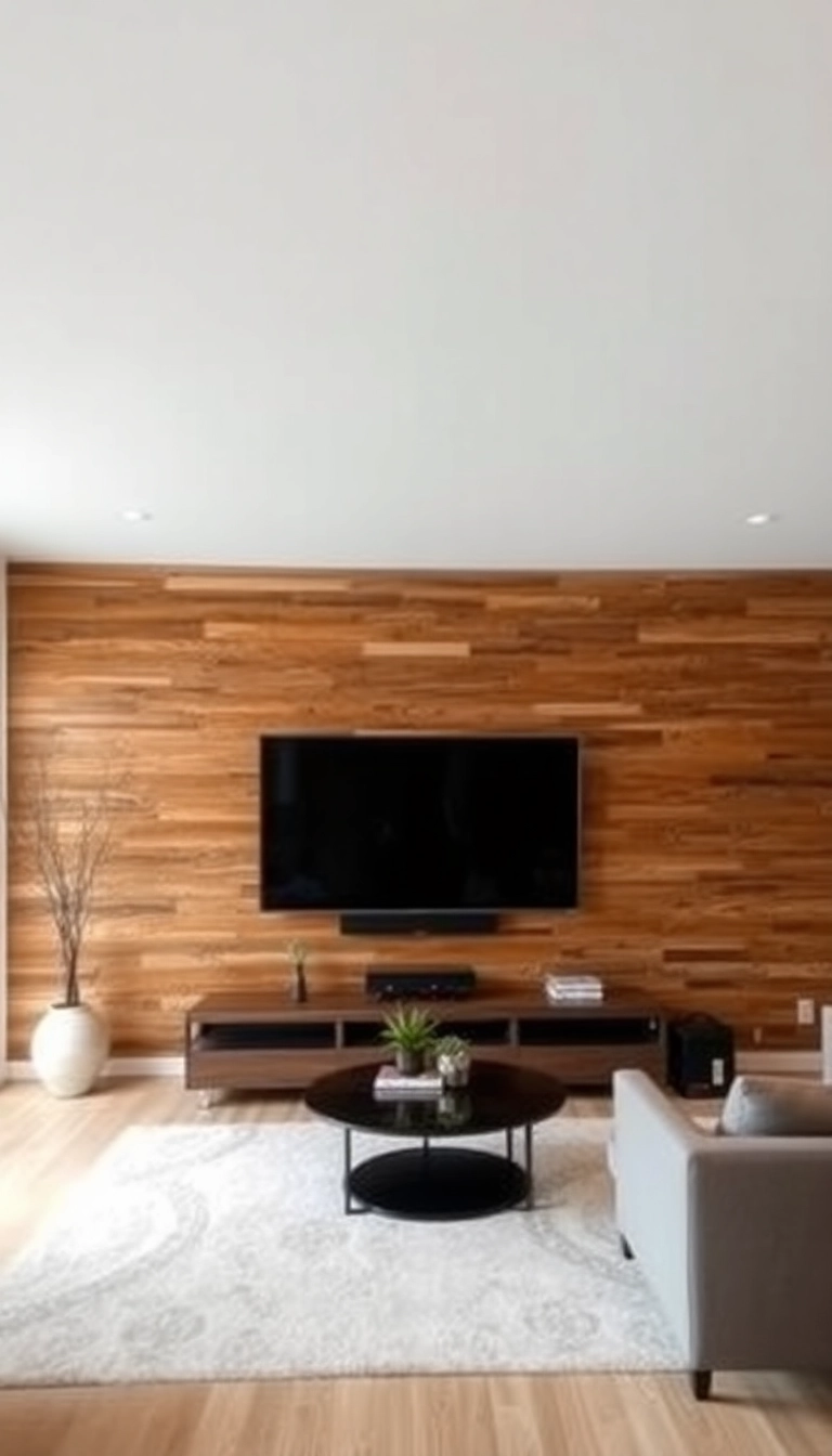 23 TV Wall Decor Ideas That'll Make Your Living Room Shine Like Never Before! - 3. Textured Wall Panels