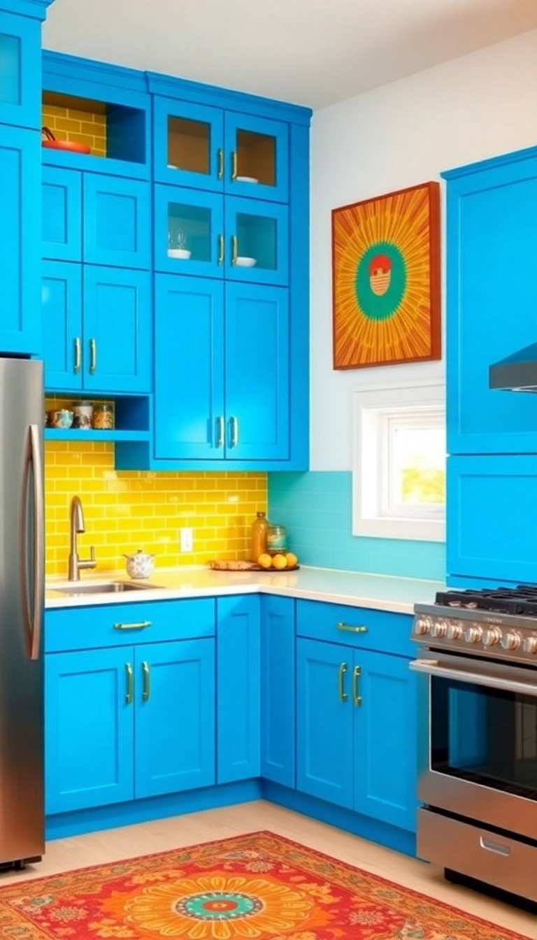 29 Stunning Kitchen Remodel Ideas That Will Inspire Your Next Project! - 3. Bold Color Accents