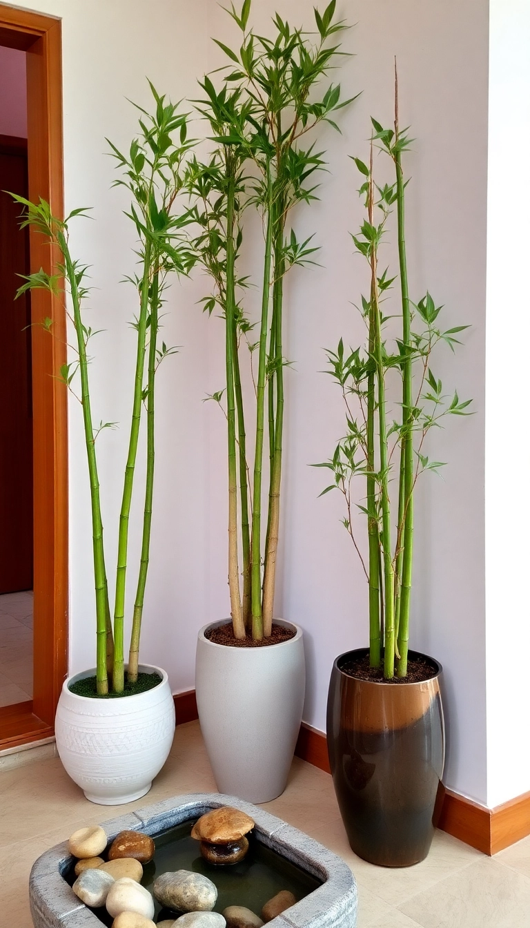 22 Japanese Style Indoor Gardens That Will Bring Zen to Your Home! - 14. Zen Garden with Bamboo