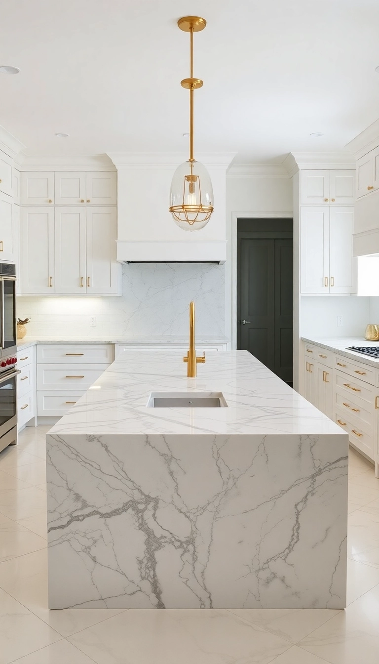 26 Kitchen Design Ideas That'll Transform Your Cooking Space! - 12. Elegant Marble