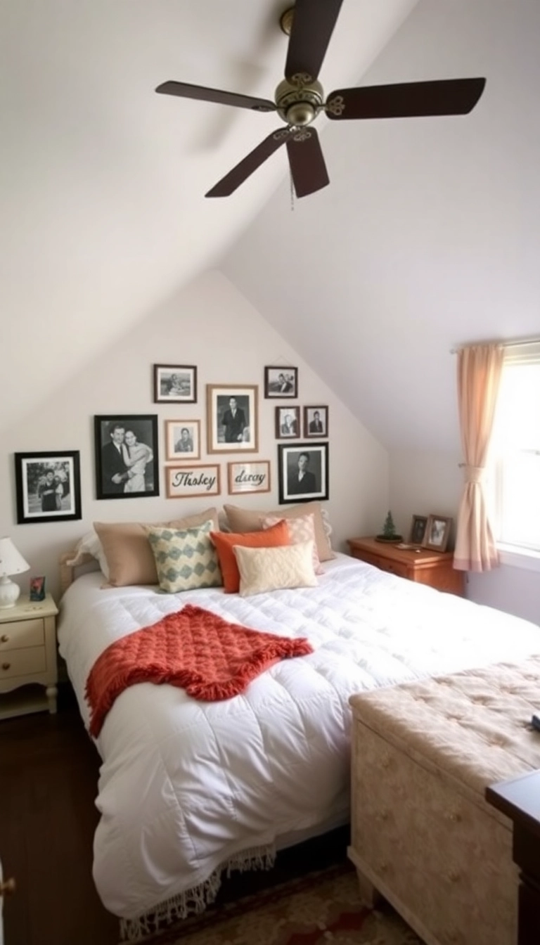 26 Attic Bedroom Angled Ceilings Ideas You Never Knew You Needed! - 21. Personal Touches