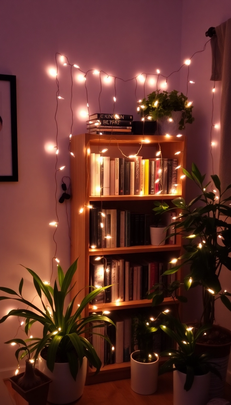 24 Enchanting Cottagecore Decor Ideas That Will Make Your Home Feel Like a Fairytale! - 8. Enchanted Fairy Lights