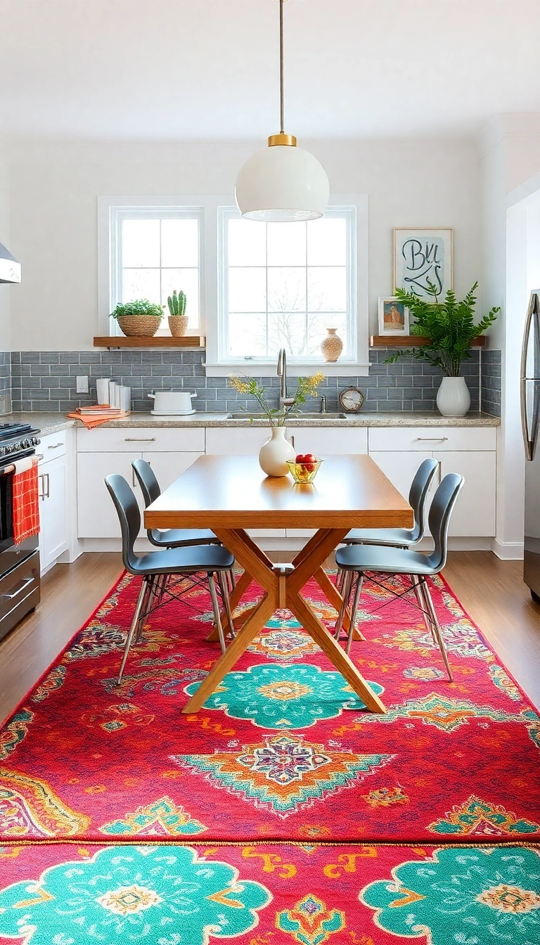 29 Stunning Kitchen Remodel Ideas That Will Inspire Your Next Project! - 17. Statement Rugs