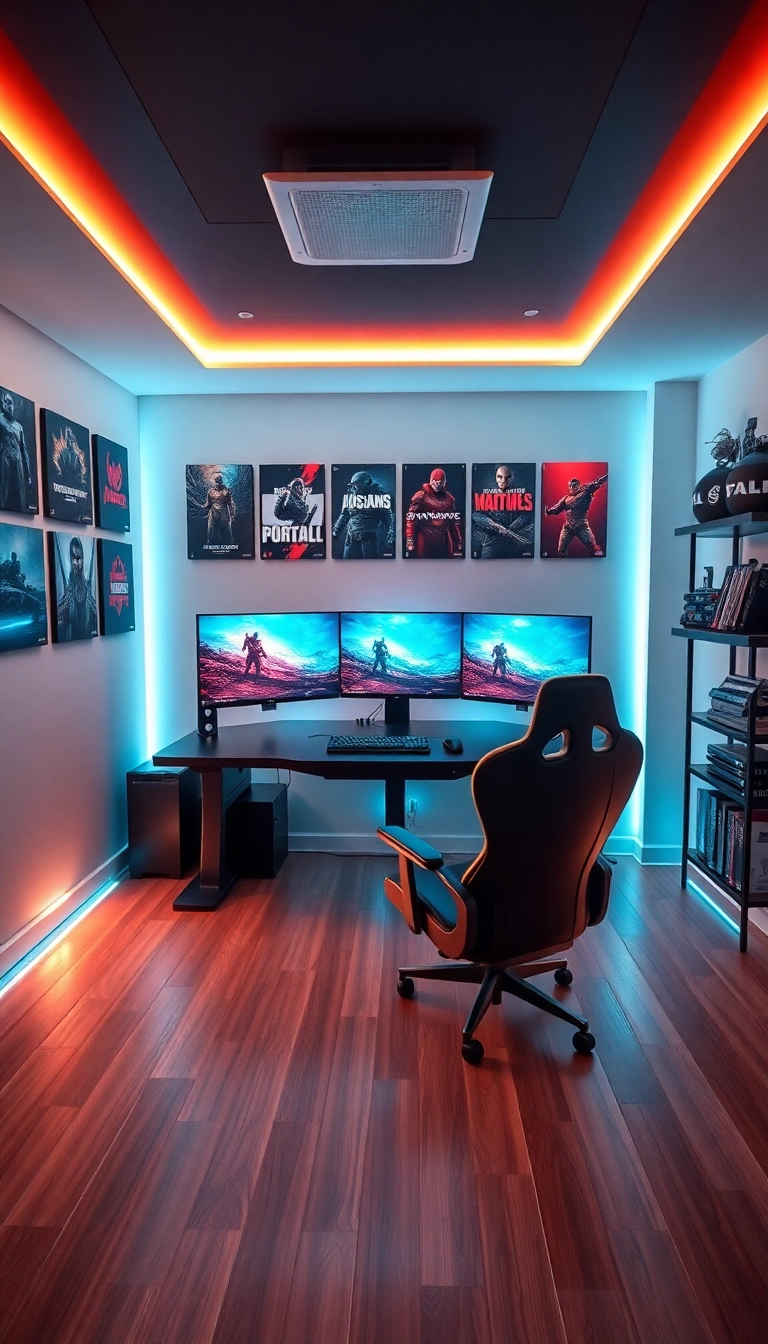 24 Preteen Boys Bedroom Ideas That’ll Make Him Feel Like a King! - 5. Gaming Hub