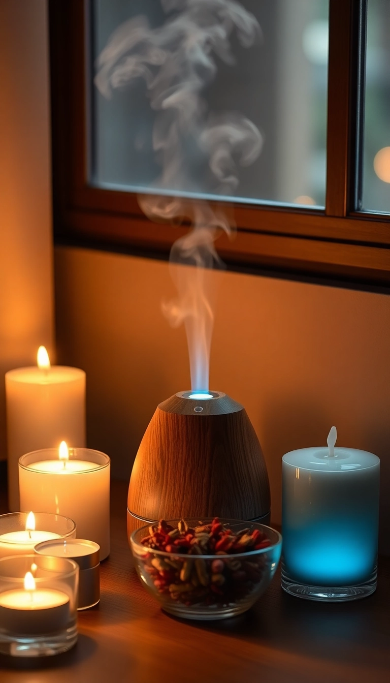 27 Moody Romantic Home Decor Ideas to Set the Perfect Ambiance Tonight! - 21. Aromatic Scents