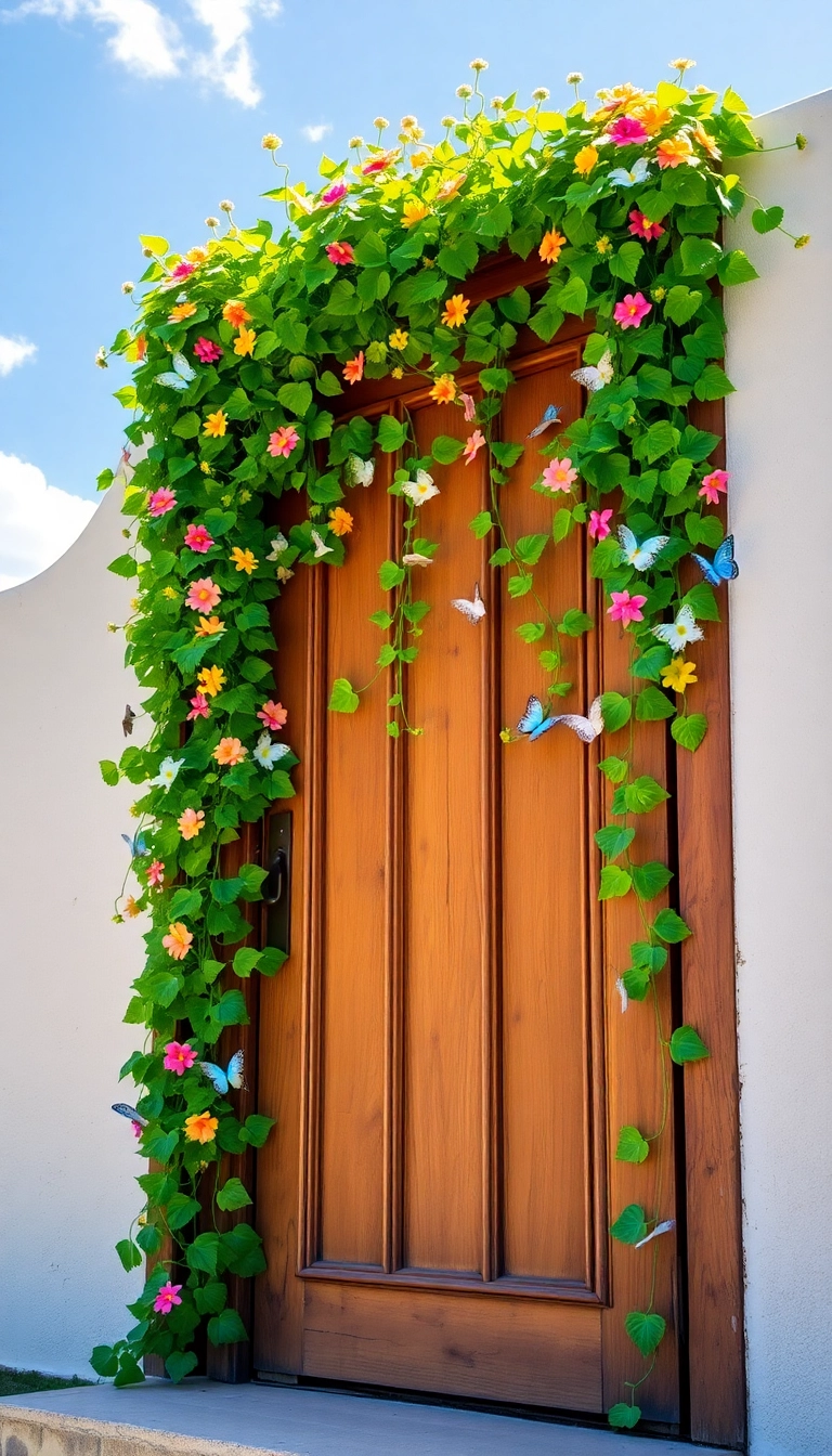 25 Door Decorating Contest Ideas That Will Blow Your Mind (You Won't Believe #12!) - 1. Nature’s Embrace