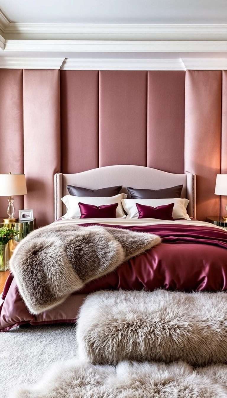 29 Luxurious Bedroom Ideas That'll Make You Feel Like Royalty! - 3. Opulent Textures