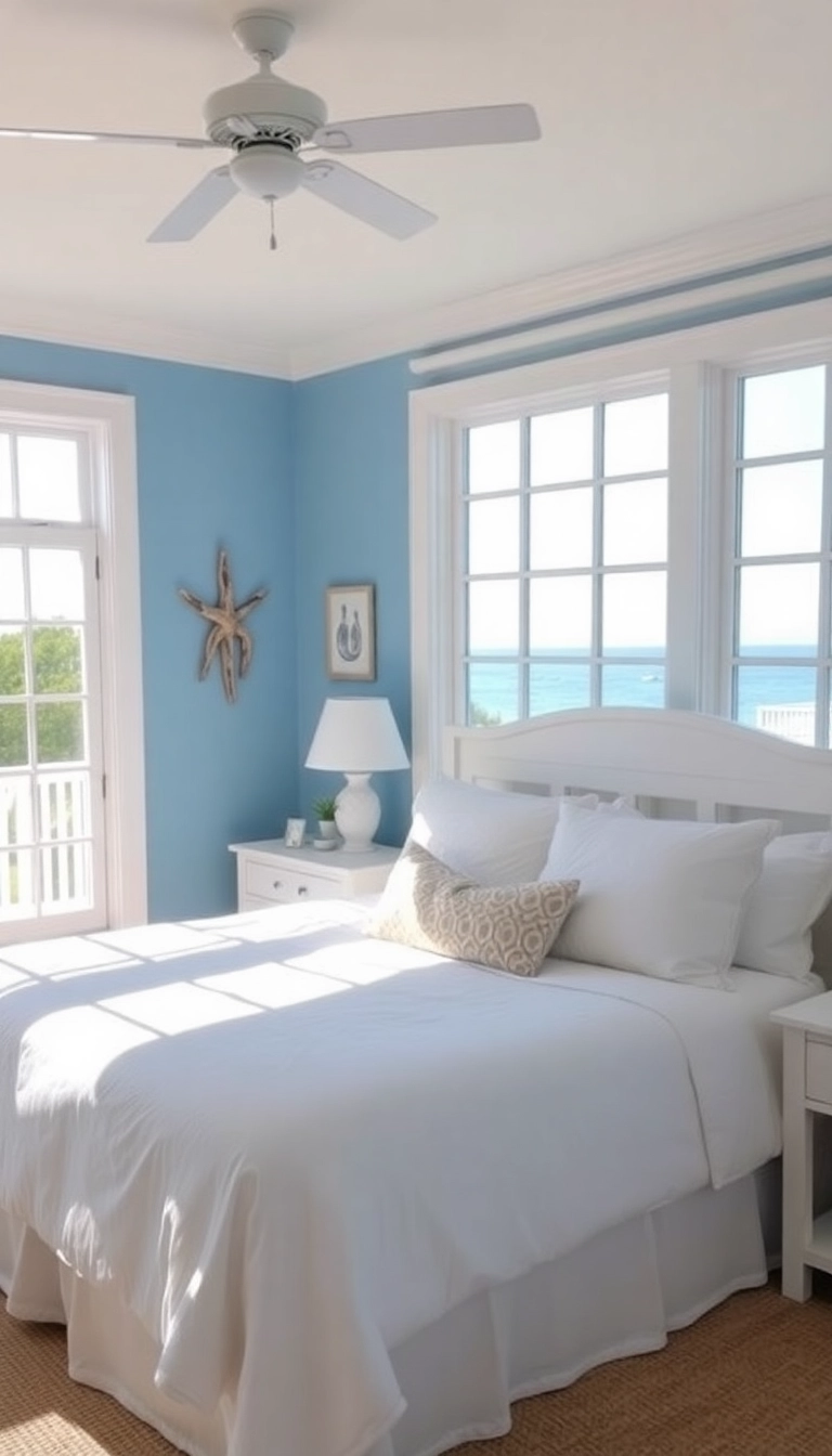 26 Bedroom Makeover Ideas That'll Make You Want to Redecorate Immediately! - 6. Coastal Retreat