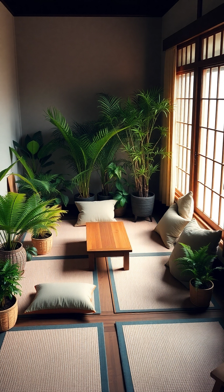 22 Japanese Style Indoor Gardens That Will Bring Zen to Your Home! - 5. Traditional Tatami Gardens