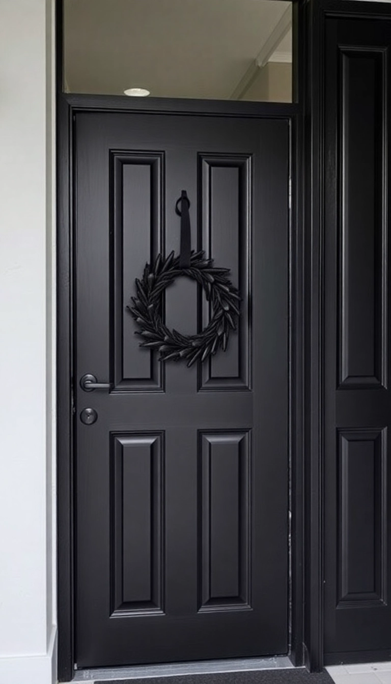 25 Door Decorating Contest Ideas That Will Blow Your Mind (You Won't Believe #12!) - 6. Monochrome Magic