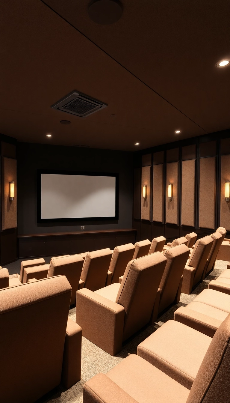 28 Cozy Small Theatre Room Ideas Your Friends Will Envy (Don't Miss #17!) - 12. Soundproofing Solutions