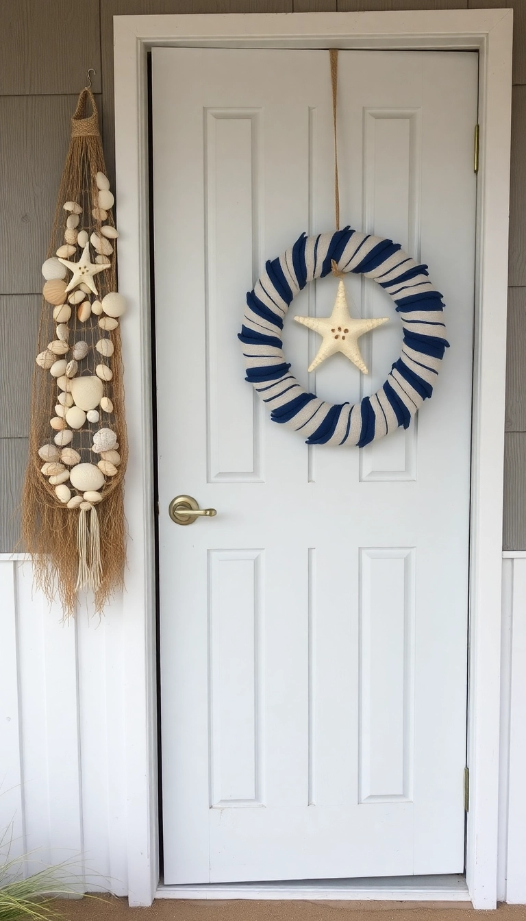 25 Door Decorating Contest Ideas That Will Blow Your Mind (You Won't Believe #12!) - 7. Coastal Vibes