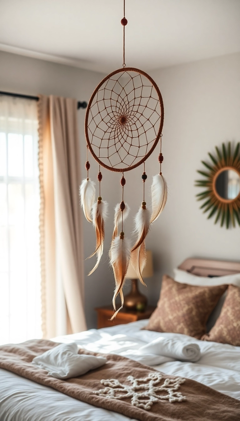 22 Boho Bedroom Ideas That'll Turn Your Space into a Cozy Oasis (You Won't Believe #15!) - 18. Dreamcatchers