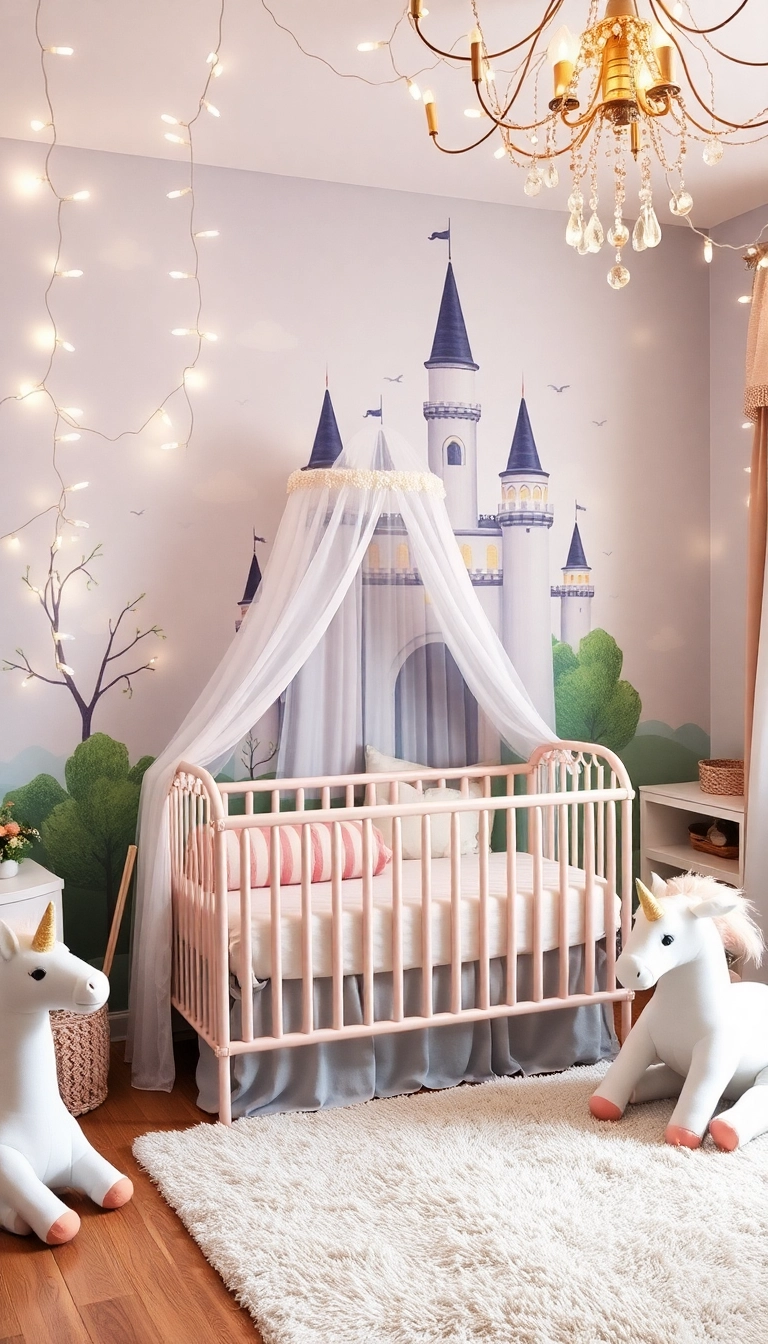 26 Baby Girl Nursery Ideas That'll Make You Say 'Aww!' (You Won't Believe #14!) - 10. Fairytale Fantasy