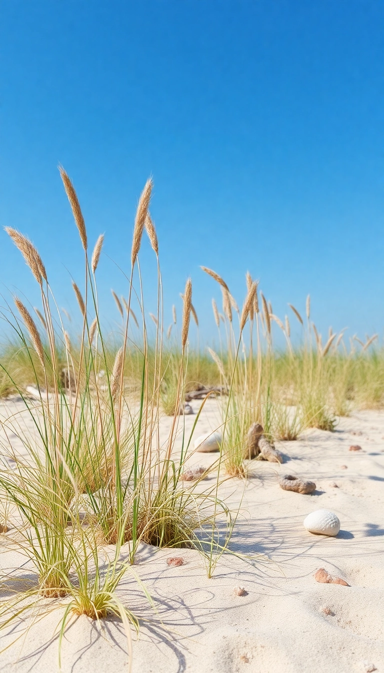 26 Stunning Plant Combinations to Transform Your Sunny Front Yard! - 4. Coastal Vibes: Beach Grass and Sea Oats