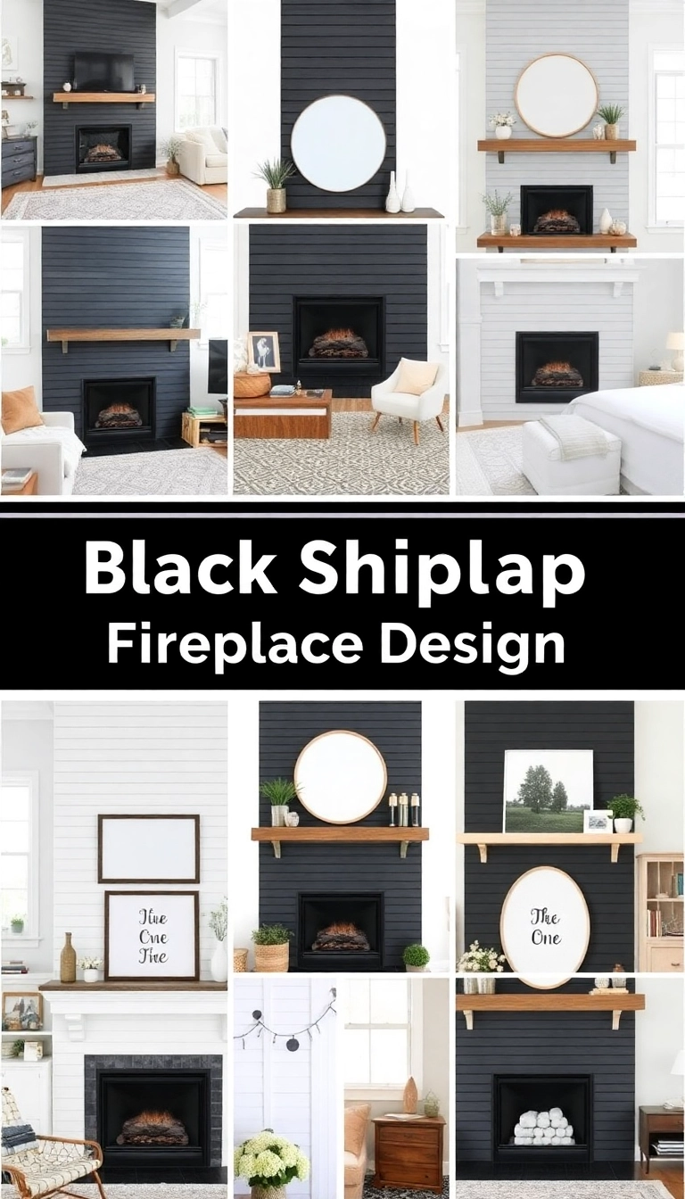 28 Black Shiplap Fireplace Ideas That'll Make Your Living Room Unforgettable! - Conclusion