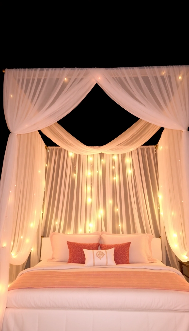 24 Moody Romantic Bedroom Ideas That Will Make You Feel Like You're in a Love Story! - 7. Canopy Beds