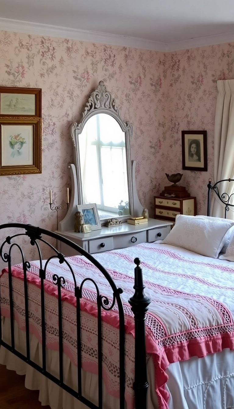 20 Awesome Bedroom Ideas That'll Make You Want to Redecorate Immediately! - 7. Vintage Romance