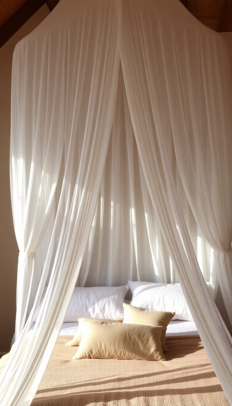 21 Dark Romantic Bedroom Ideas That'll Ignite Your Passion (You Won't Believe #9!) - 21. Enchanting Canopy Curtains