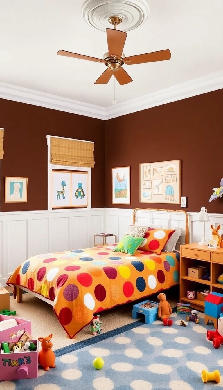 23 Stunning Swiss Coffee Wall Ideas with White Trim That Will Transform Your Space! - 8. Playful Kids' Room