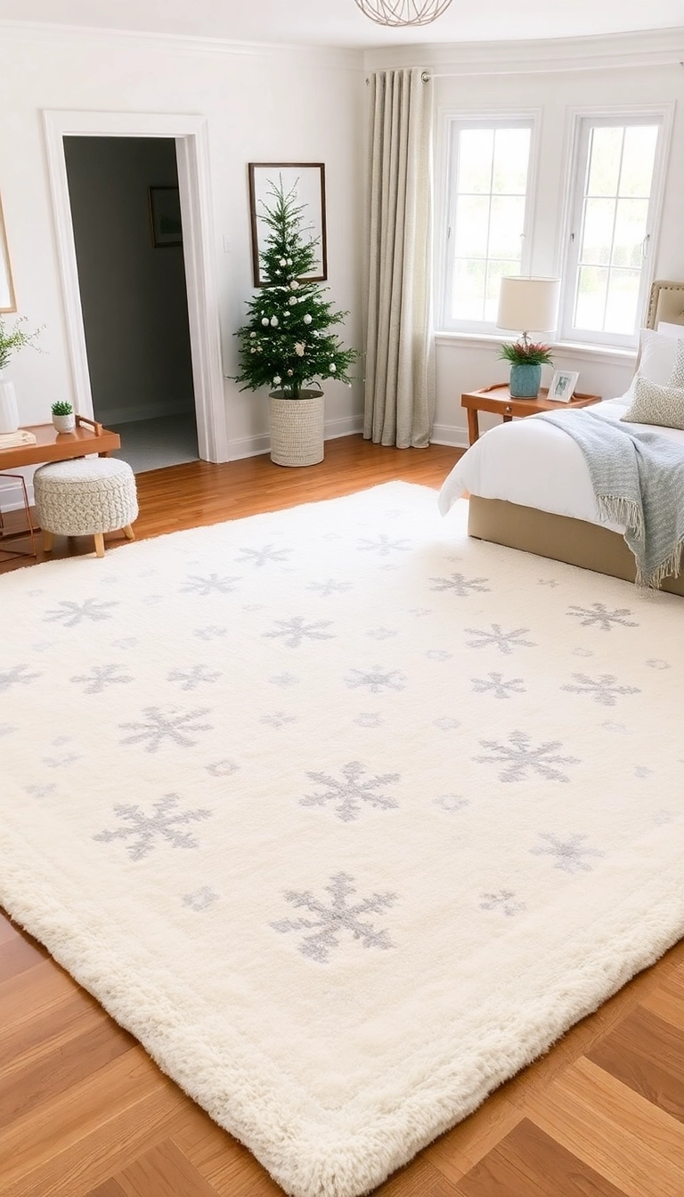 24 Winter Bedroom Ideas That Will Transform Your Space Into a Cozy Retreat (You Won't Want to Leave!) - 7. Cozy Area Rugs