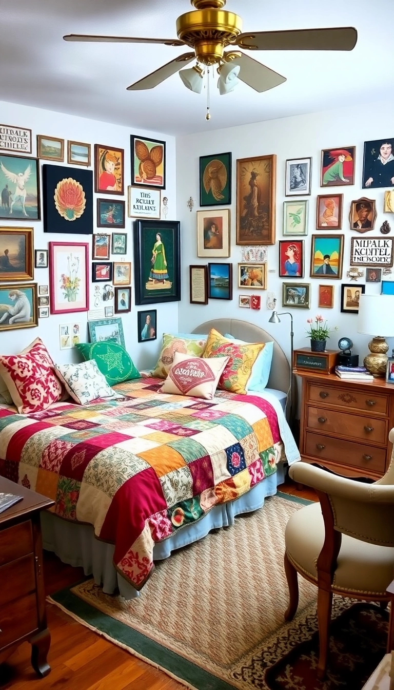 26 Bedroom Makeover Ideas That'll Make You Want to Redecorate Immediately! - 10. Eclectic Mix