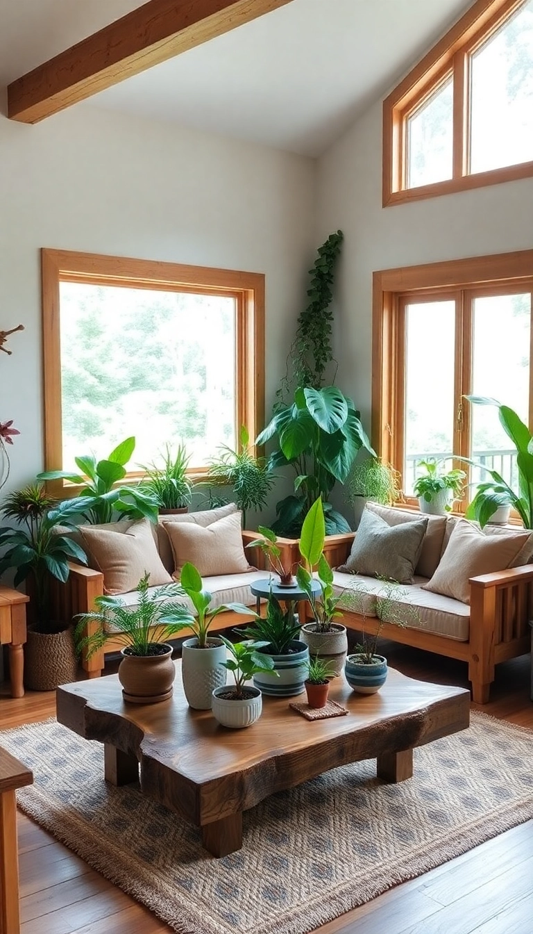 26 Best Living Room Decor Ideas That’ll Transform Your Space! - 7. Nature-Inspired Decor