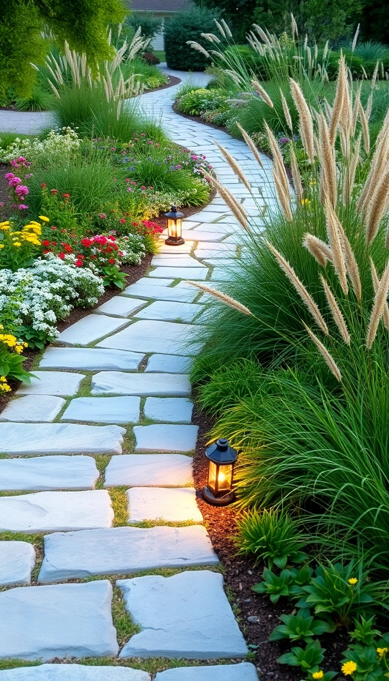 22 Mediterranean Front Yard Landscaping Ideas That Will Make Your Neighbors Envious! - 4. Stone Pathways