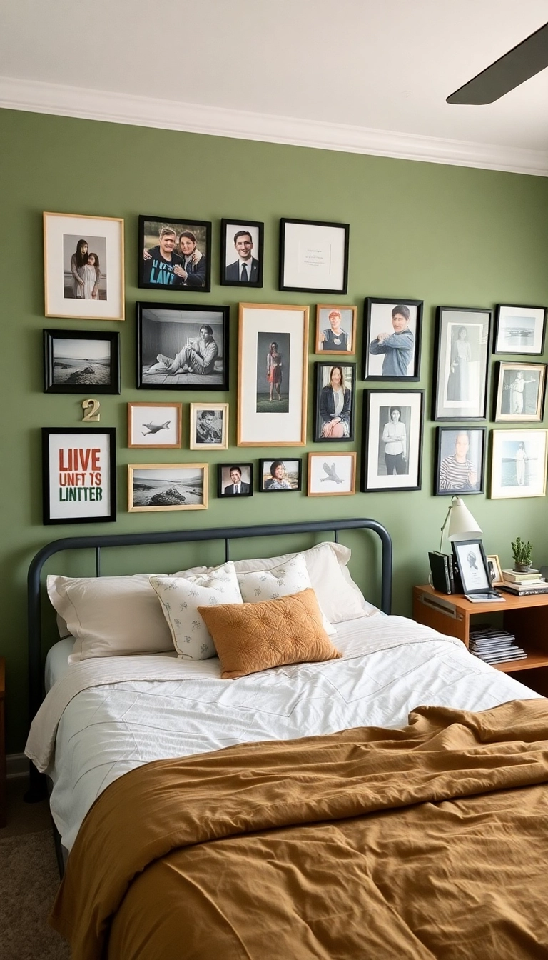 20 Sage Green Bedroom Ideas That'll Transform Your Space into a Serene Retreat! - 14. Personal Touches