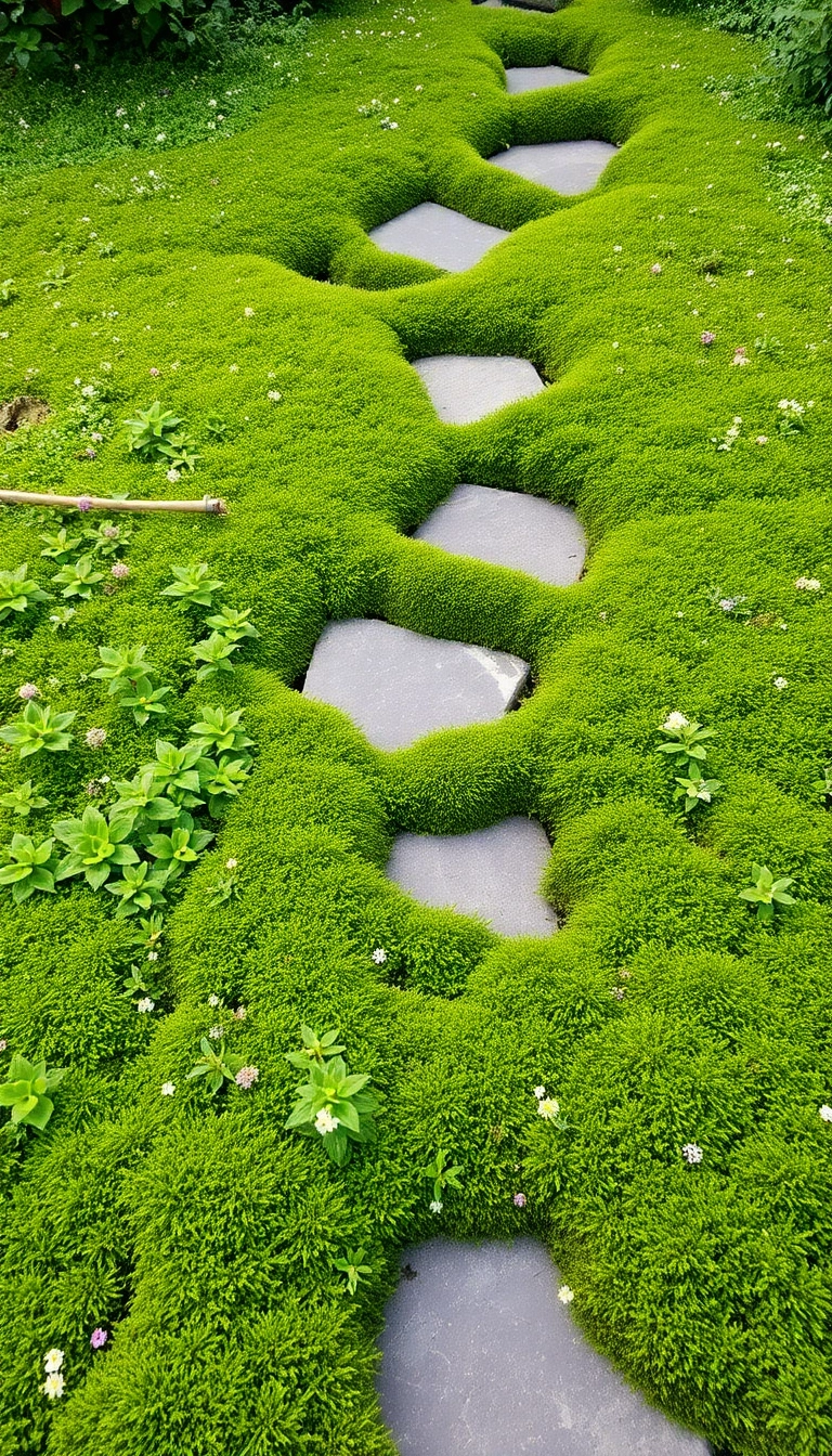 22 Zen Garden Ideas That'll Transform Your Outdoor Space into a Tranquil Oasis! - 19. Textured Ground Cover