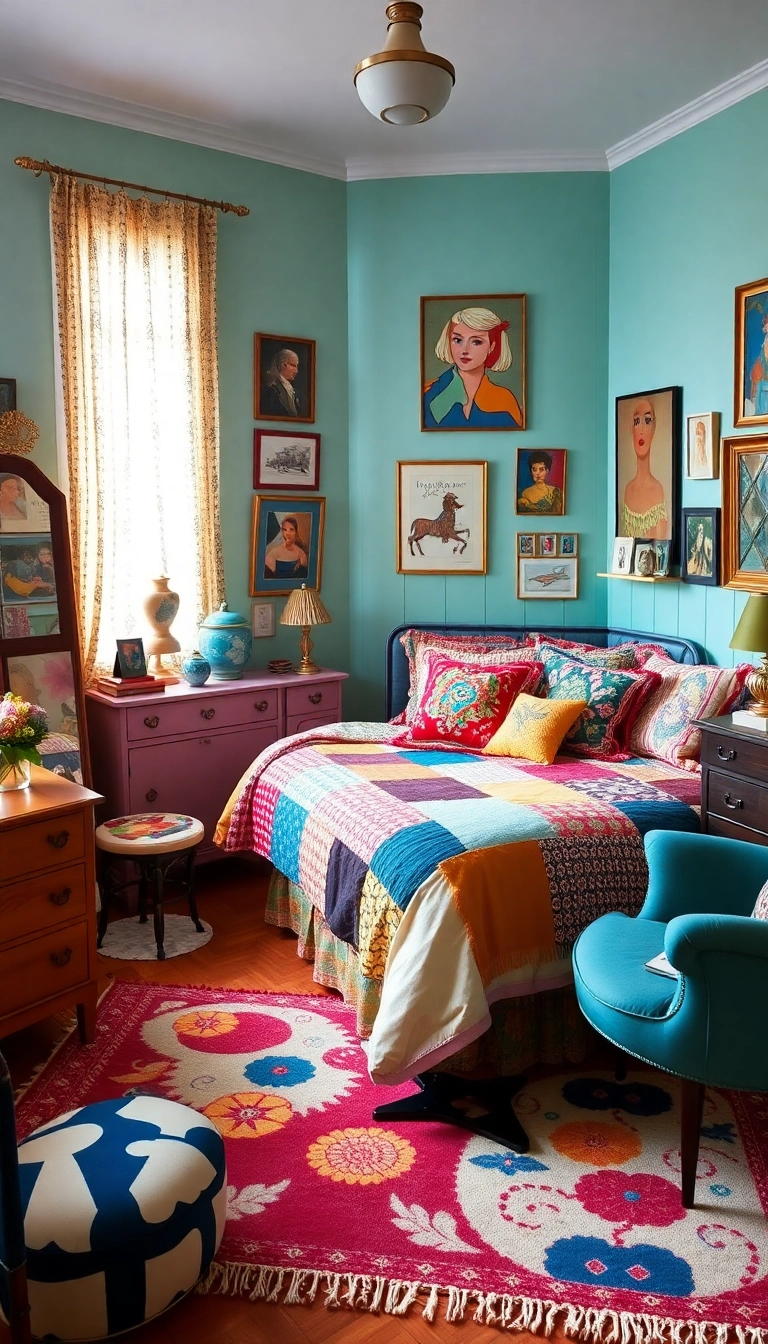 20 Awesome Bedroom Ideas That'll Make You Want to Redecorate Immediately! - 15. Eclectic Mixing