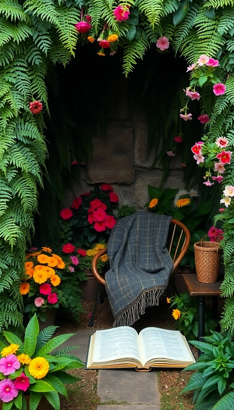 23 Japanese Style Garden Reading Nooks That Will Make You Want to Escape & Read Forever! - 11. Secret Garden Alcove