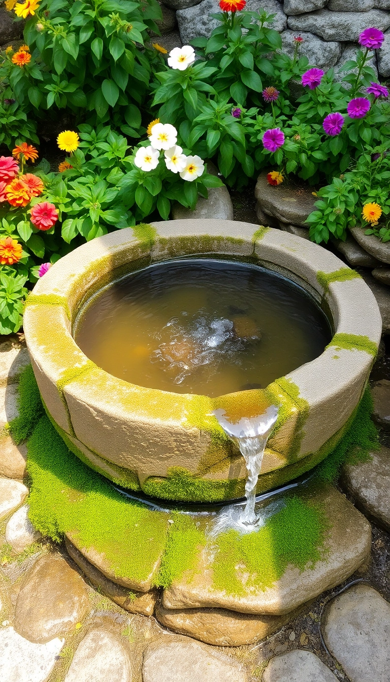 27 Japanese Garden Ideas That'll Turn Your Backyard into a Tranquil Oasis (You Won't Believe #15!) - 14. Water Feature with Stone Basin