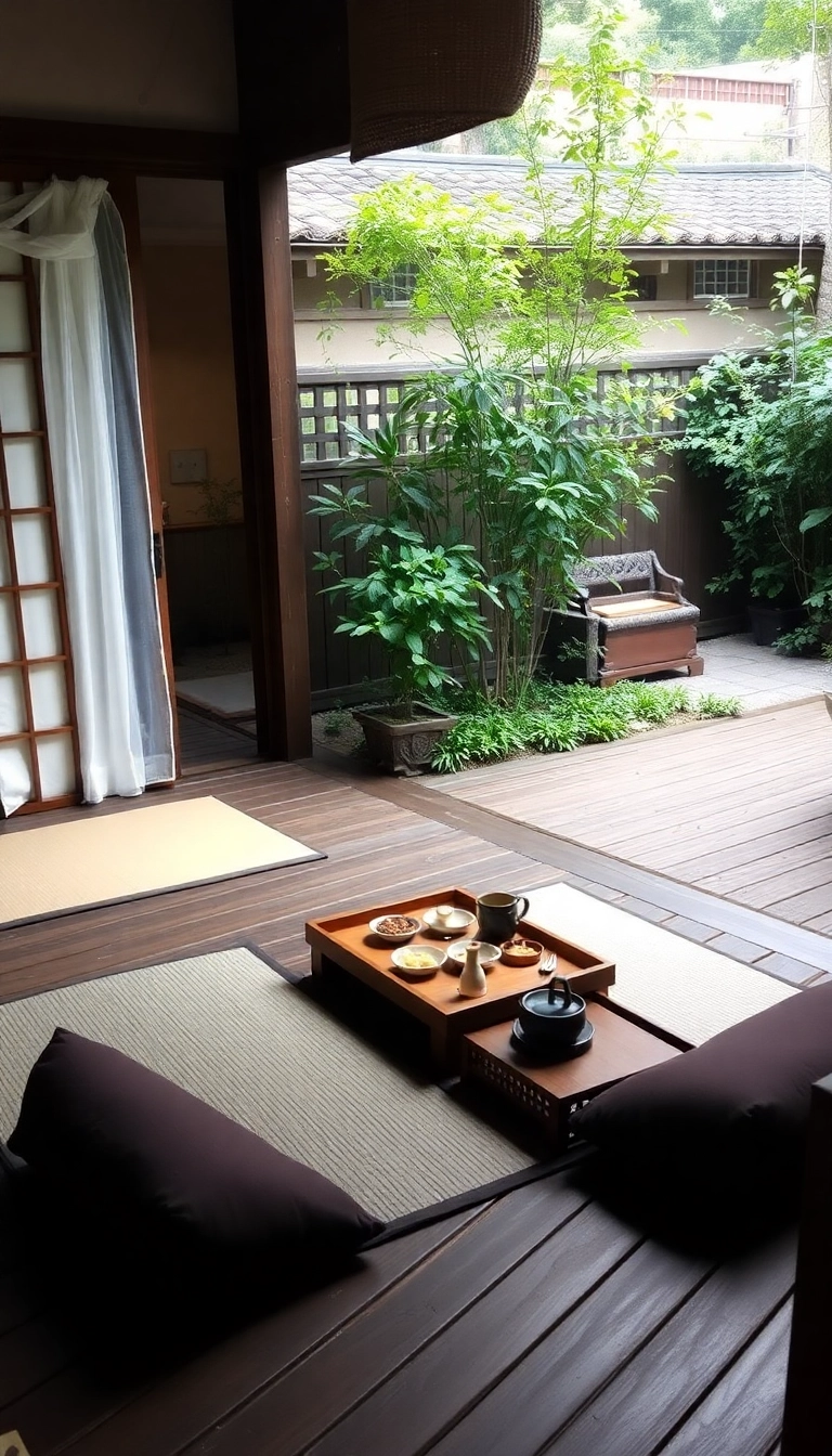 25 Japanese Courtyard Homes That'll Transform Your Outdoor Living Experience (You Won't Believe #12!) - 5. Tatami Mats: Outdoor Comfort