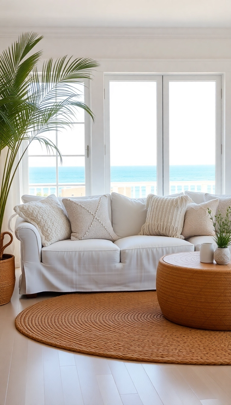 25 Modern Coastal Decor Ideas That Will Make Your Home Feel Like a Beach Paradise! - 8. Natural Textures